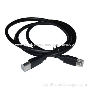 Mini DisplayPort Male to Male Cable, 1,080 Pixels Compatible, Supports Four-line Connection